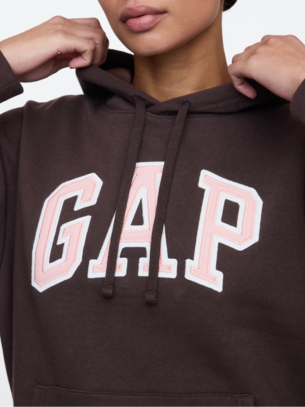 GAP purple hoodie with pink logo #201